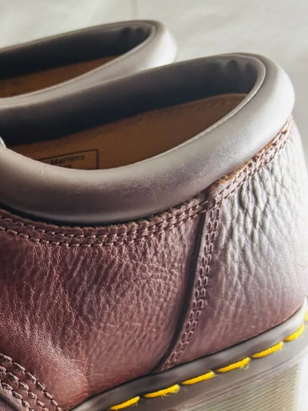 Dr. Martens 1461 Brown Pebbled Leather Oxford Shoes Men's US 12 Made Vietnam